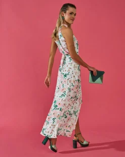Miphai Blusa Elsa Estampado Floral Blanco