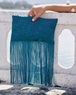 Miphai Bolso Clutch Xulia Turquesa