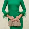Miphai Bolso Metalizado Dorado