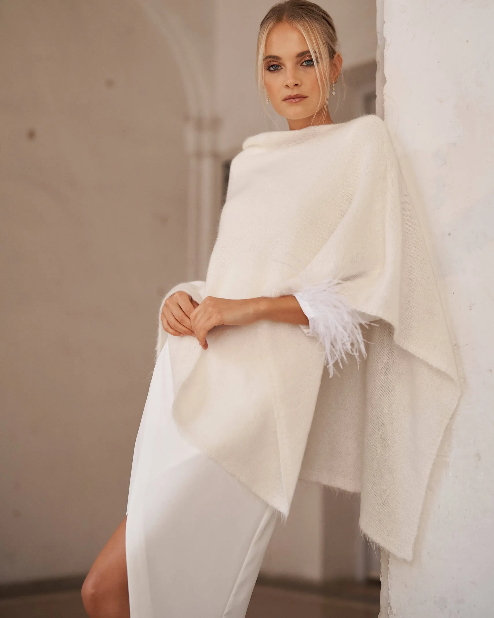 Miphai Capa Mohair Blanco