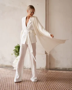Miphai Chal Mohair Blanco