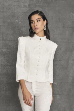 Miphai Chaqueta Chelsea Blanca