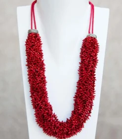 Miphai Collar Vermello Rojo Corto