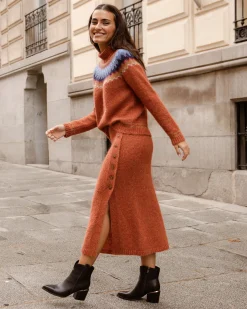 Miphai Falda punto Annecy naranja