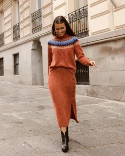Miphai Falda punto Annecy naranja