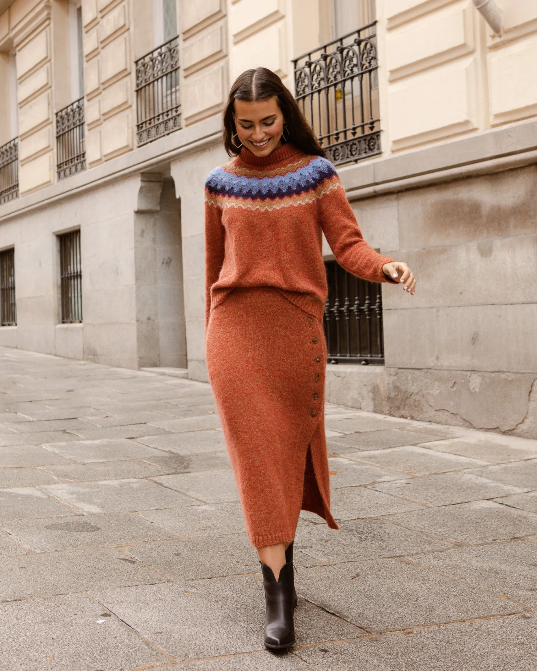 Miphai Jersey punto Annecy naranja