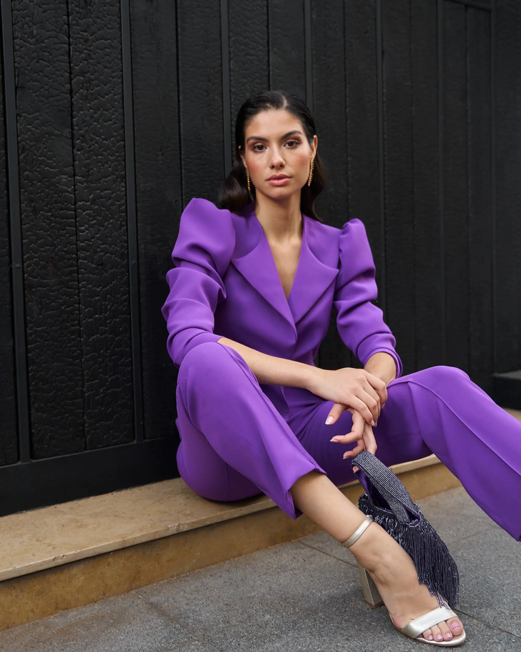 Miphai Pantalón Blair Morado