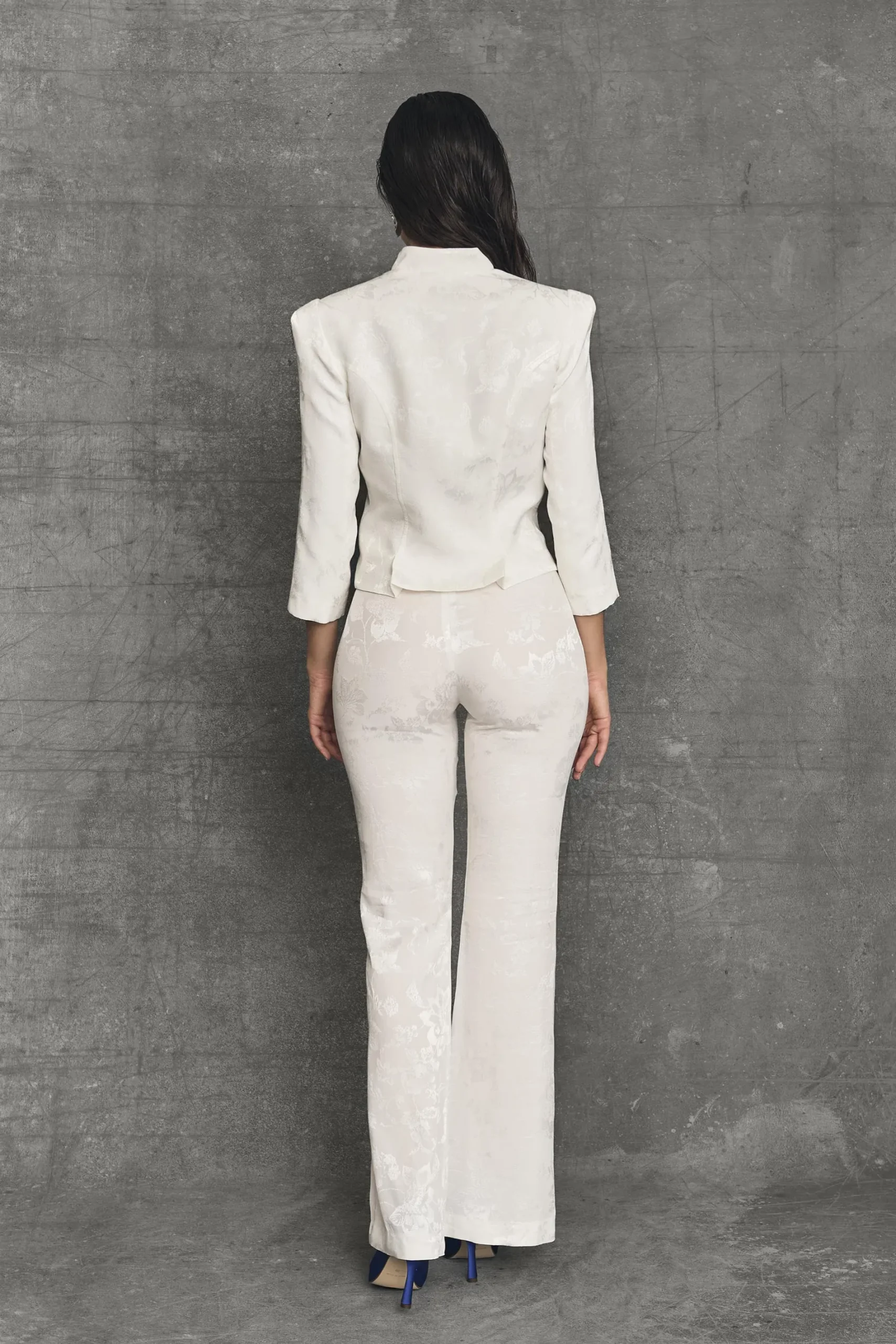 Miphai Pantalón Bootcut Chelsea Blanco