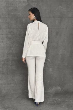 Miphai Pantalón Bootcut Chelsea Blanco
