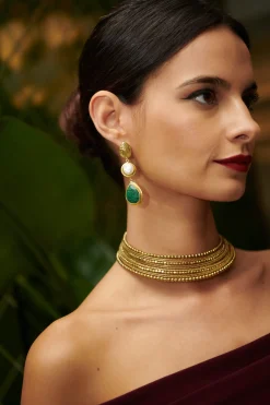 Miphai Pendientes Nilo Verde