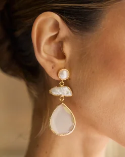 Miphai Pendientes Sierpes Blanco