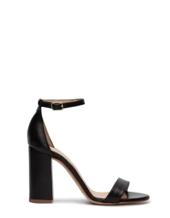 Miphai Sandalias Garbo de piel Negra