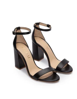 Miphai Sandalias Garbo de piel Negra