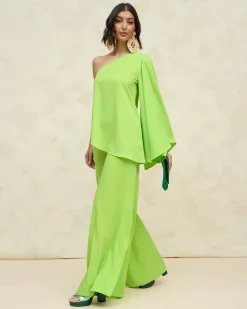 Miphai Sandalias Nia de piel Verde