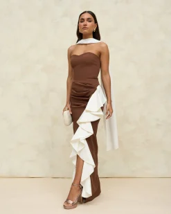 Miphai Sandalias Zahara de piel Bronce