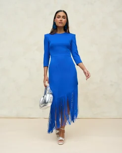 Miphai Vestido Antonia Azul Eléctrico