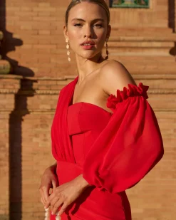 Miphai Vestido Camila Rojo