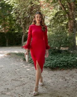 Miphai Vestido Carmen Rojo
