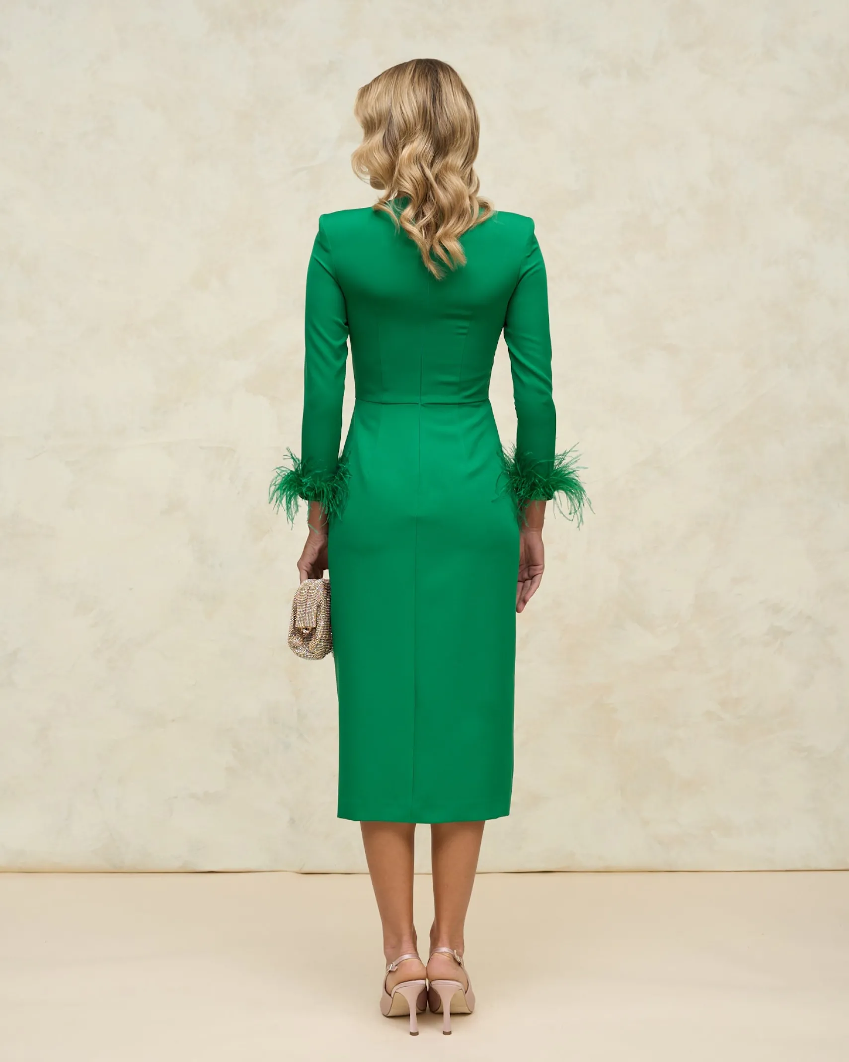 Miphai Vestido Carmen Verde