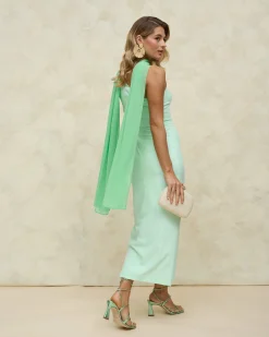 Miphai Vestido Chiara Verde Menta