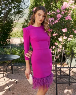 Miphai Vestido Claudine Buganvilla