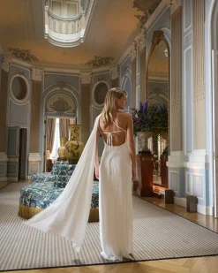Miphai Vestido de Novia Largo Lotus