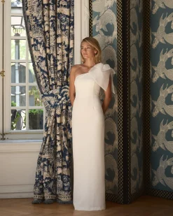 Miphai Vestido de Novia Largo Pétalo