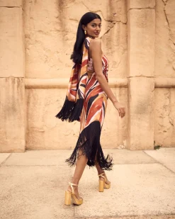 Miphai Vestido Kenia Animal Print