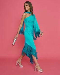 Miphai Vestido Kenia Turquesa