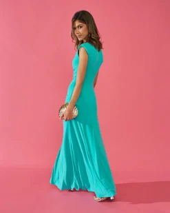 Miphai Vestido Laura Turquesa