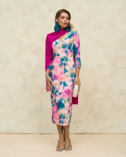 Miphai Vestido Marina Estampado