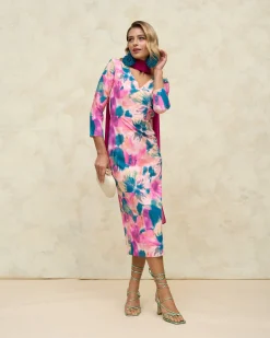 Miphai Vestido Marina Estampado