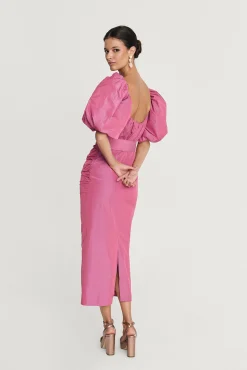 Miphai Vestido midi Sabela Rosa
