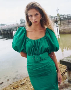 Miphai Vestido Midi Sabela Verde