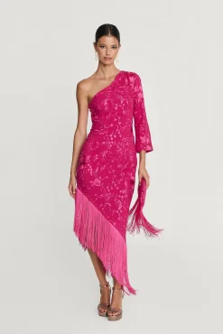 Miphai Vestido Midi Xulia Buganvilla