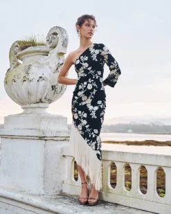 Miphai Vestido Midi Xulia Negro