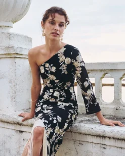 Miphai Vestido Midi Xulia Negro