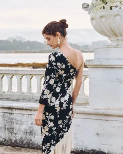Miphai Vestido Midi Xulia Negro