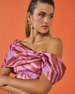 Miphai Vestido Oriana Cebra