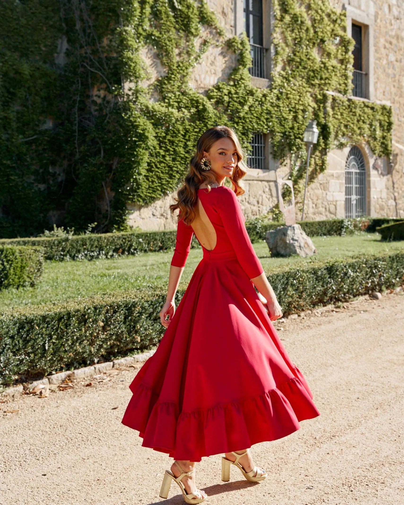 Miphai Vestido París Rojo