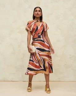 Miphai Vestido Romina Animal Print