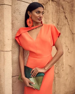 Miphai Vestido Romina Naranja