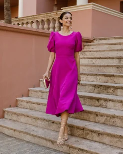 Miphai Vestido Sol magenta